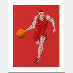 sakuragi sports player talented basketball anime ecopop art Posters and Art